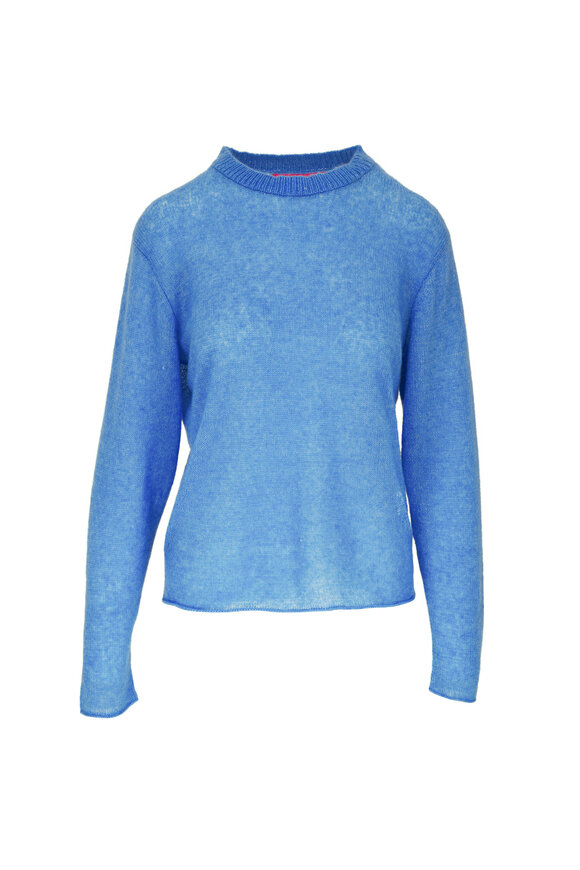 The Elder Statesman Nimbus Crypo Blue Sweater