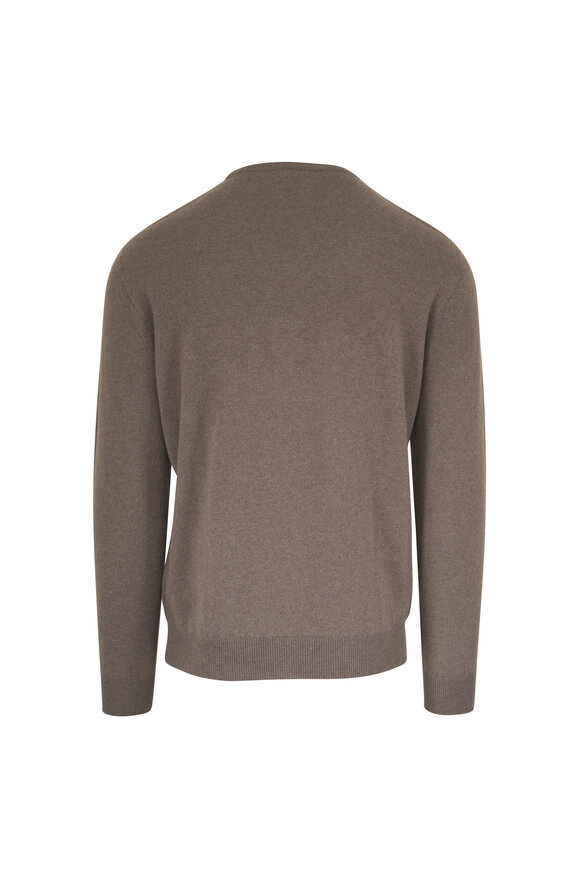 Atelier Munro Hunter Green Cashmere Crewneck Sweater - view 3