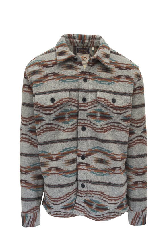 Faherty Brand Range Thunder Voice Eagle Fleece Lined CPO Jacket