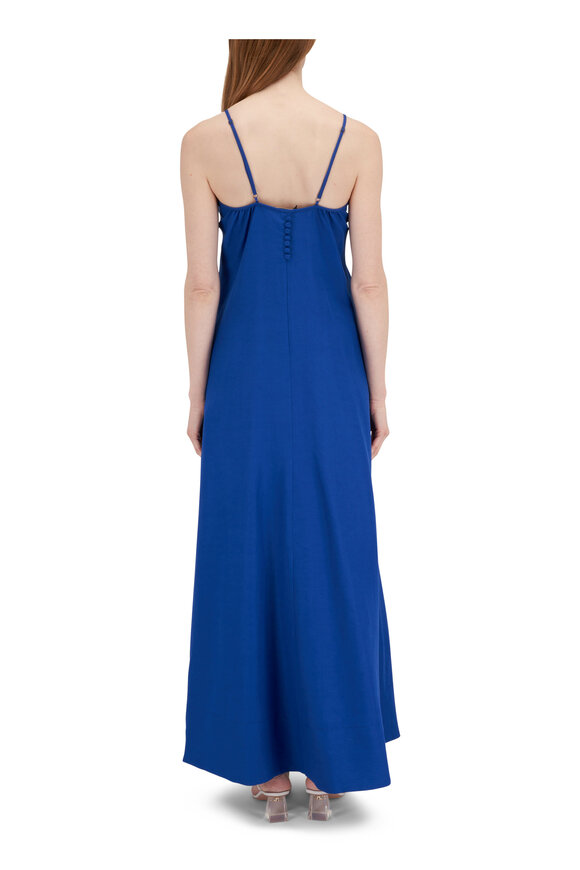 Dorothee Schumacher - Summer Cruise Royal Blue Linen Maxi Dress