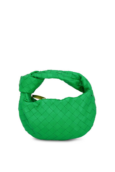 Bottega Veneta - Mini Jodie New Sage Leather Hobo Bag