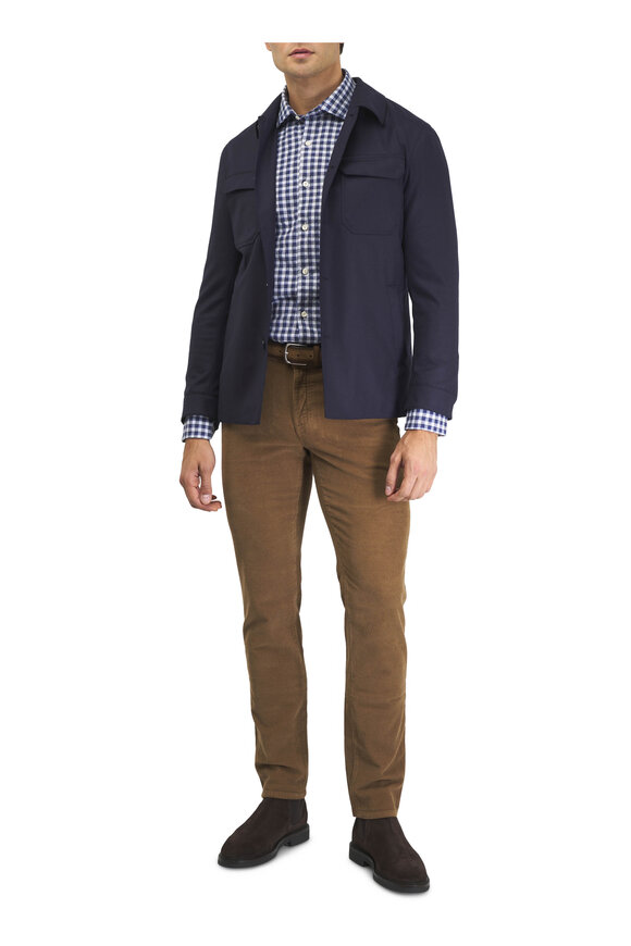 Barmas Hazelnut Corduroy Five Pocket Pant - view 2