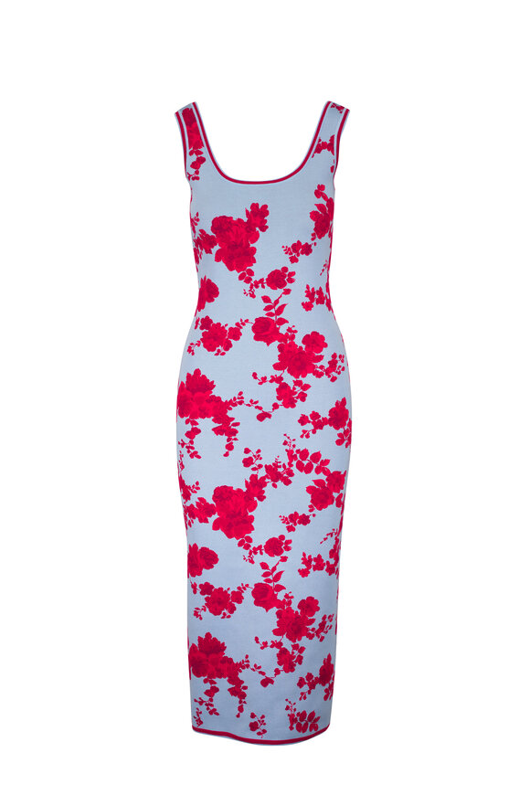 Valentino - Solid Red Crepe Couture Bow A-Line Mini Dress