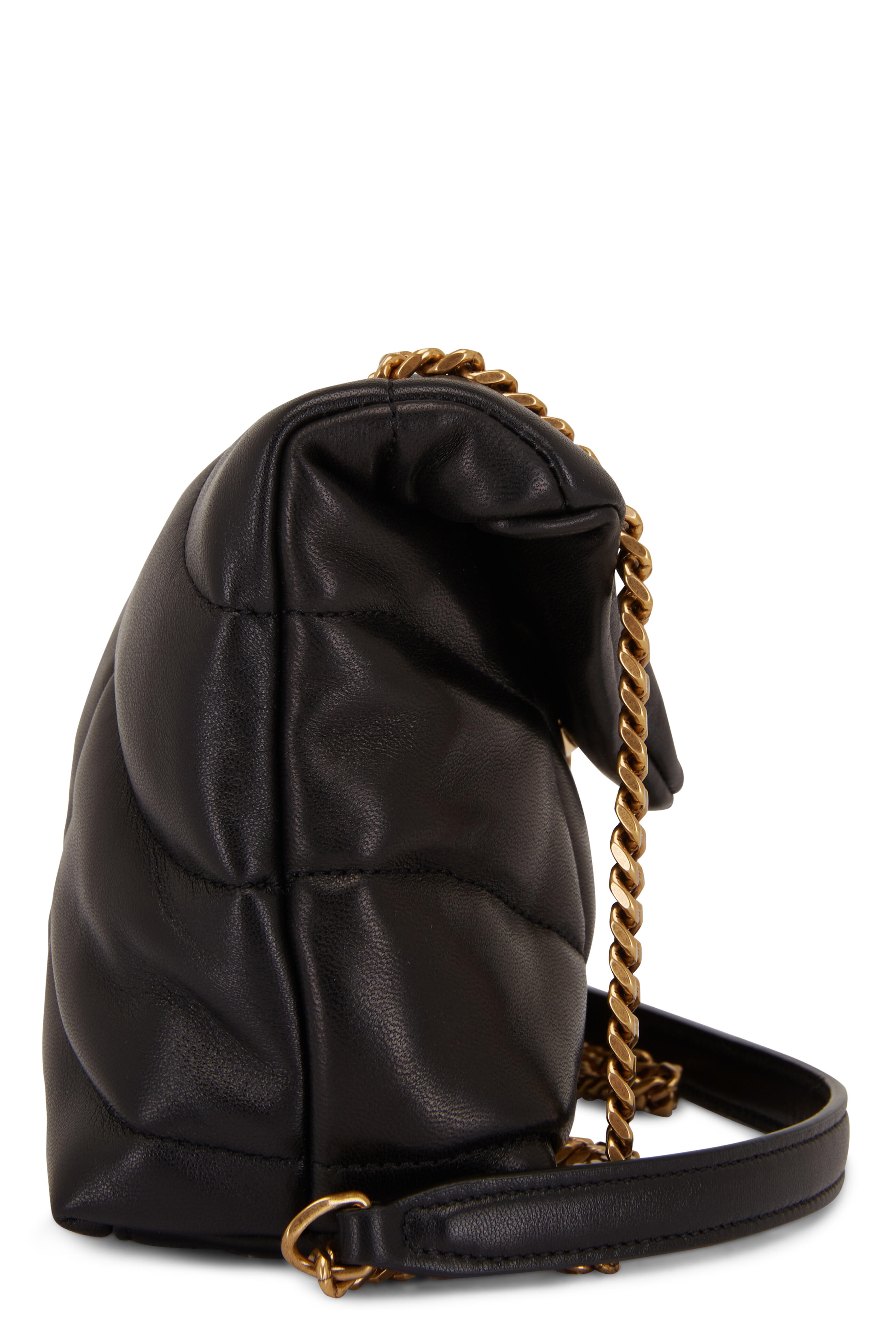 Saint Laurent - Loulou Black Quilted Leather Small Shoulder Bag
