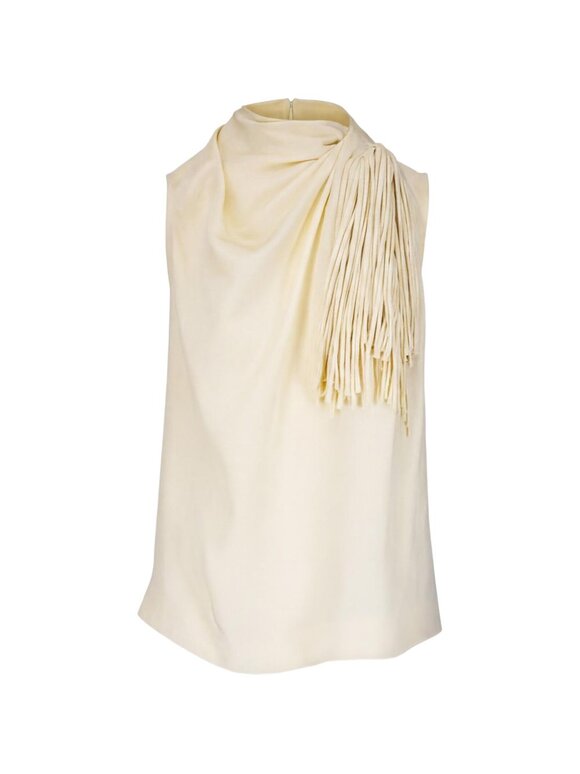 Altuzarra Alden Macadamia Silk Top - view 3