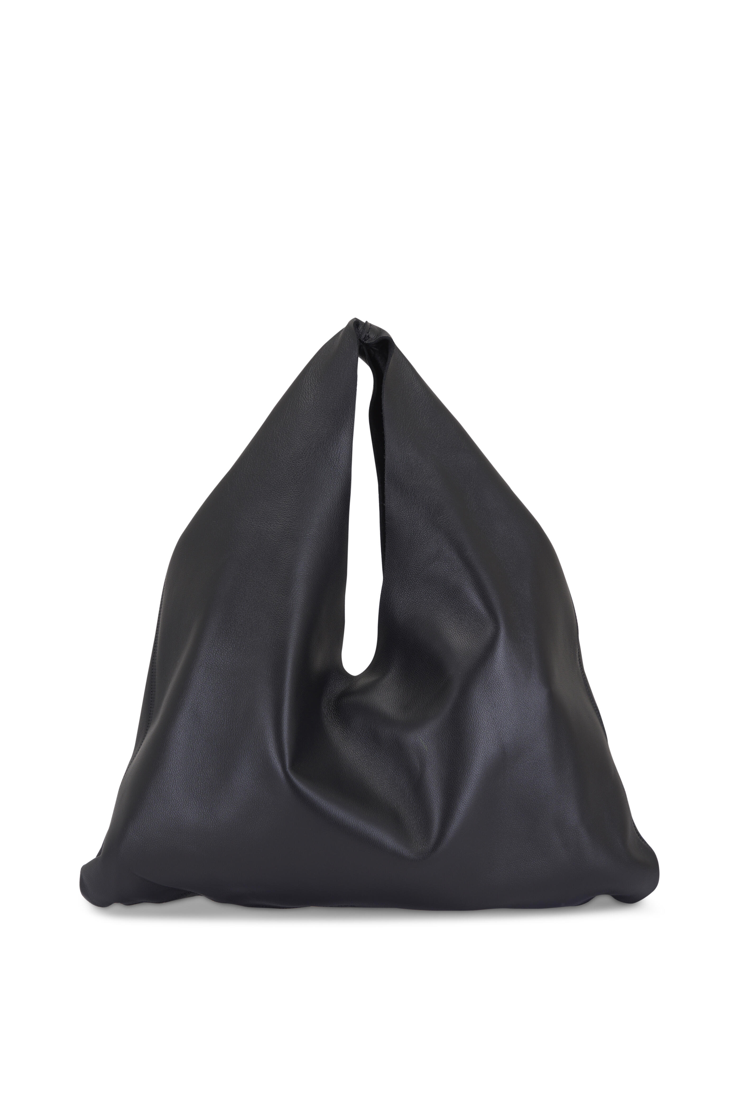 THE ROW ブラック スモール Bindle トートバッグ The Row - Small Black Leather Bindle Bag | Mitchell Stores