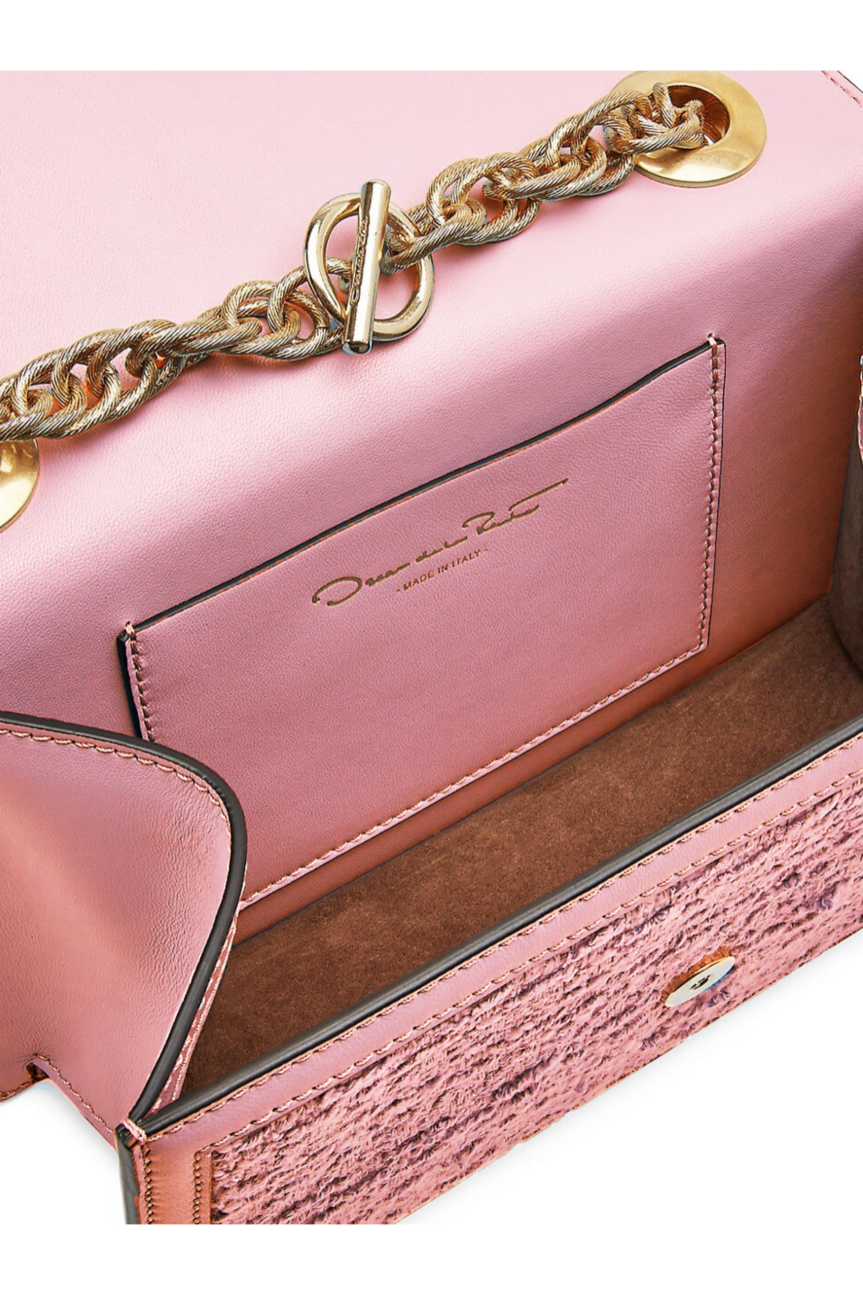 Oscar de la Renta - TRO Tweed Shoulder Bag in Petal