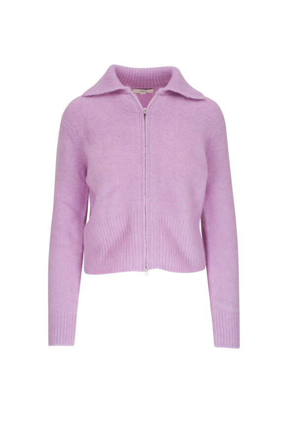 Vince - Pink Zip Cardigan 