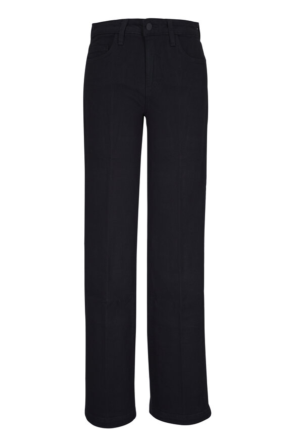 L'Agence Scottie Black Wide Leg Jean