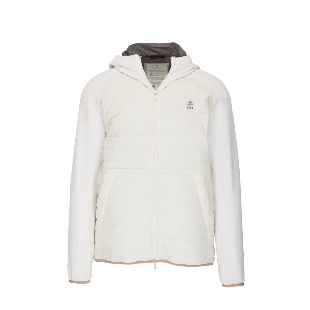 ブルネロクチネリ　コットンジャンパー　ホワイト ブルネロクチネリ コットンジャンパー ホワイト gu ホワイト（白