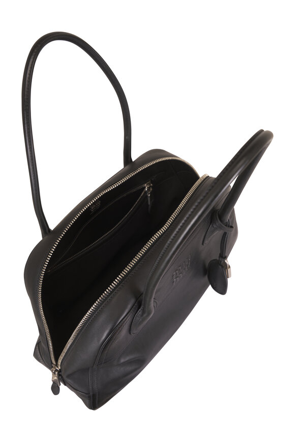 Miu Miu Medium Vivant Nero Leather Bag - view 4