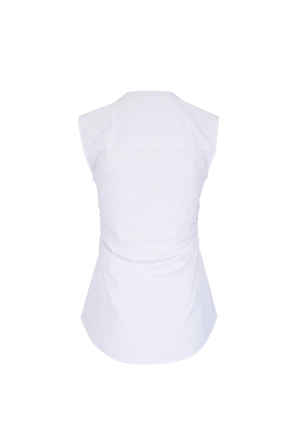 Veronica Beard Harini White Sleeveless Top - view 2