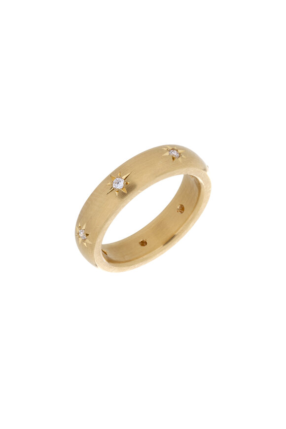 Caroline Ellen 20K Yellow Gold Diamond Ring