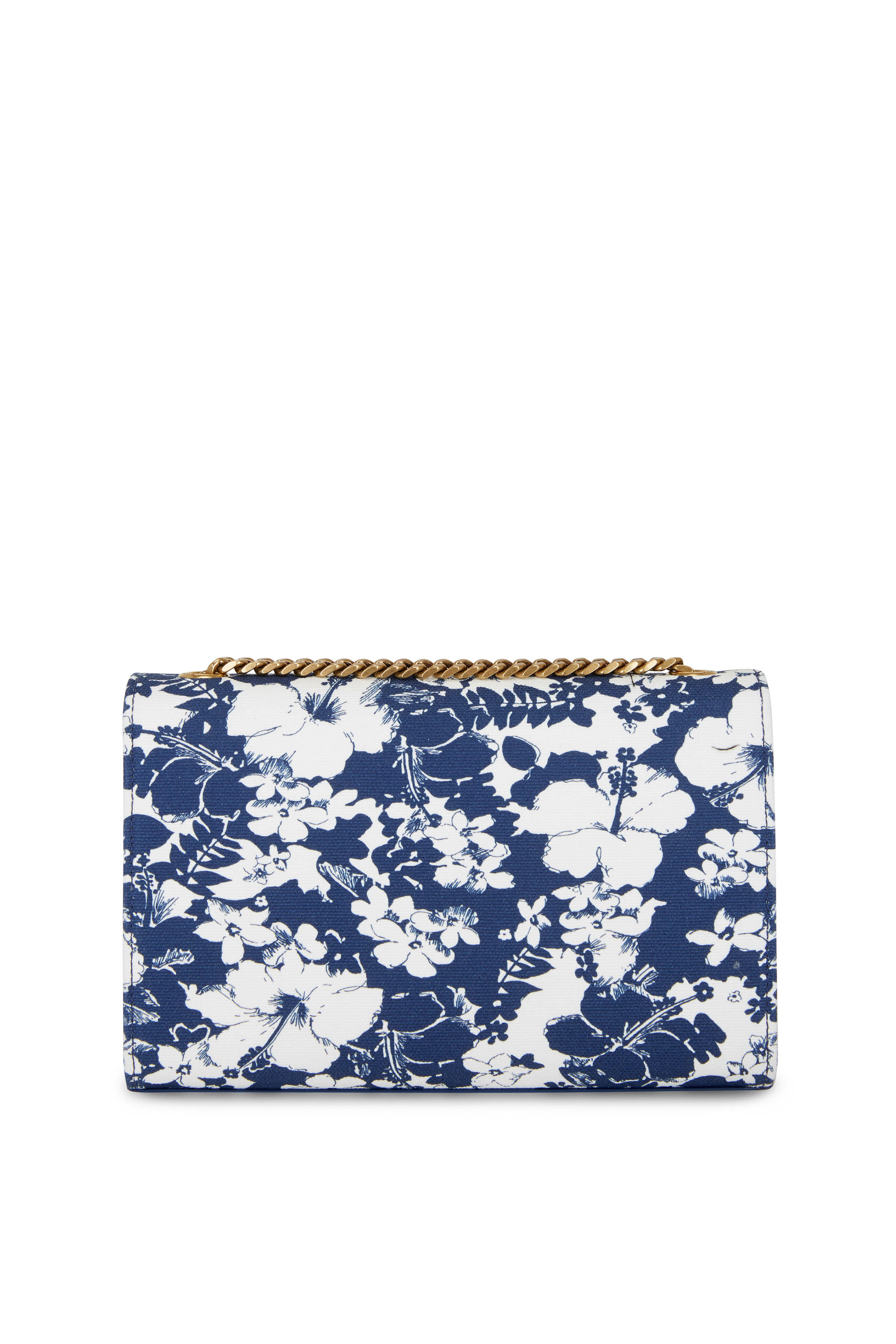 Saint Laurent - Kate Blue Hawaiian Print Small Crossbody Bag