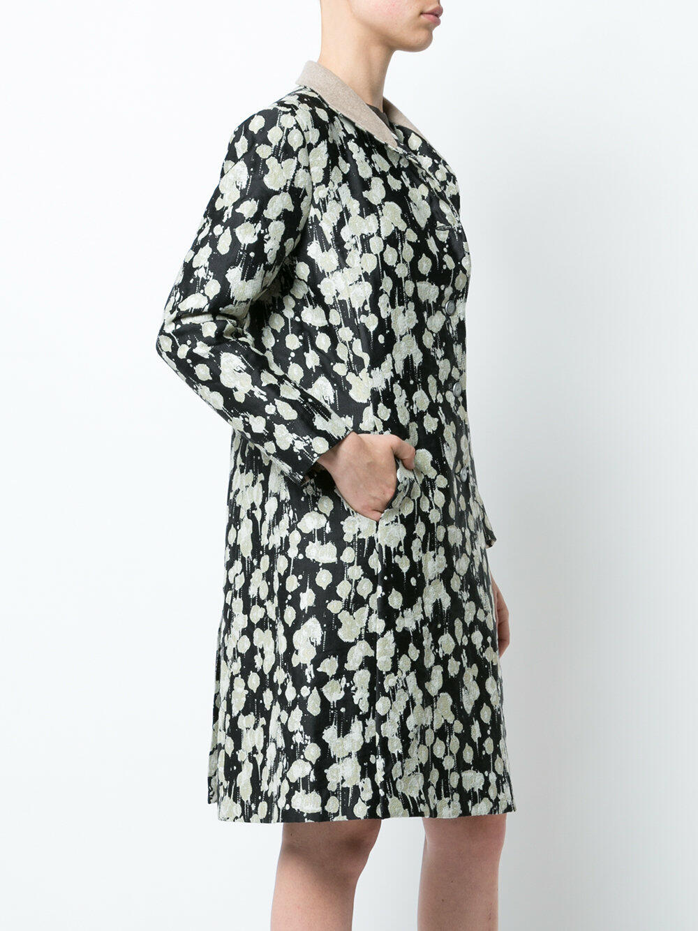 Peter Cohen - Black Silk Jacquard Jacket