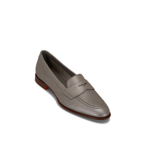 フラットシューズ Santoni Beige Leather Tassel Loafers With Rubber Sole フラットシューズ Santoni Beige Leather Tassel Loafers With