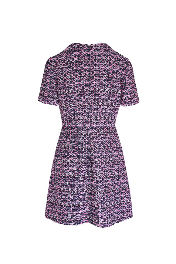 Valentino - Multicolor Ribbon Tweed Mini Dress