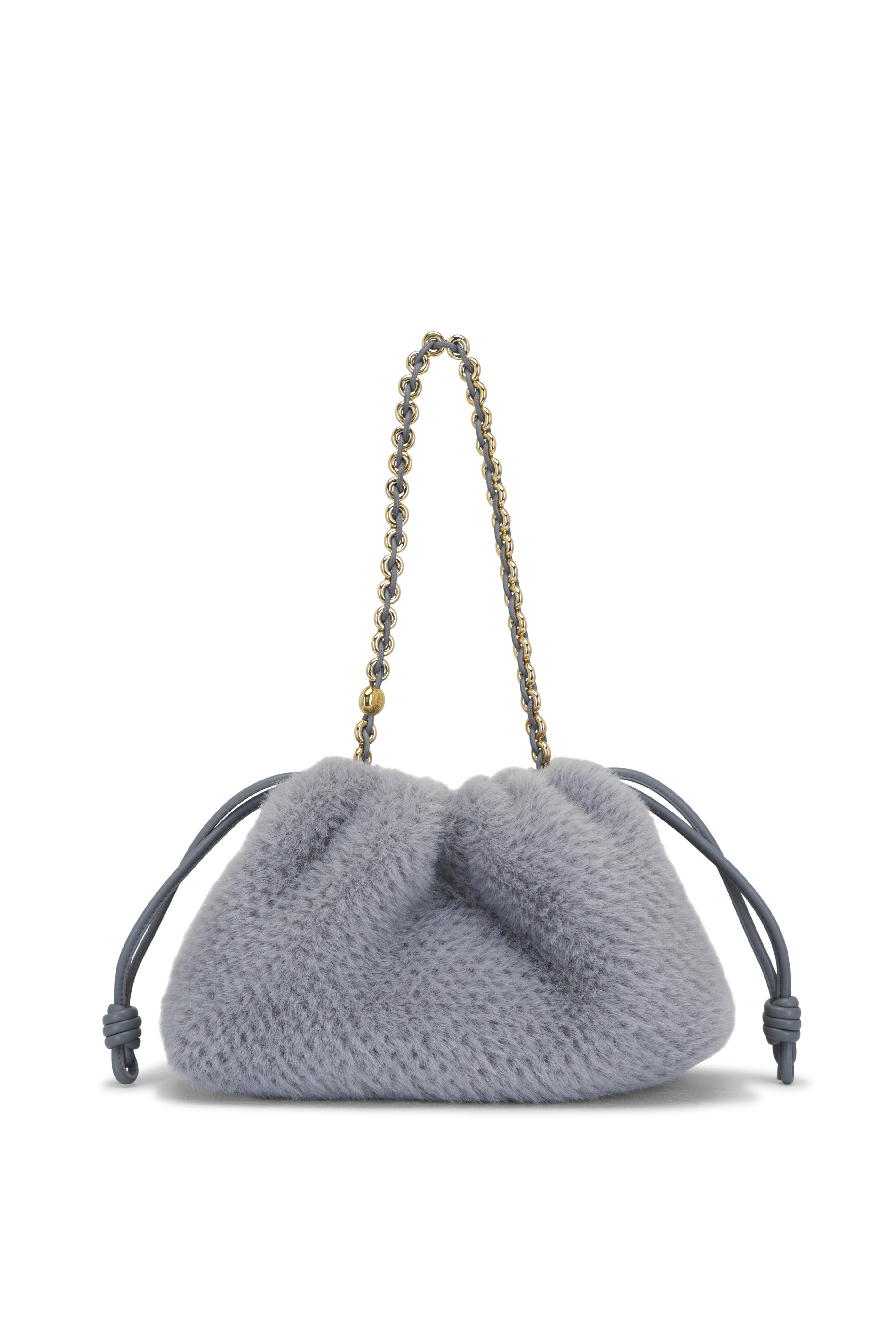 【LOEWE】MEDIUM FLAMENCO PURSE BAG●A411FCRX750018 Medium Flamenco purse in embellished denim Multicolor - LOEWE