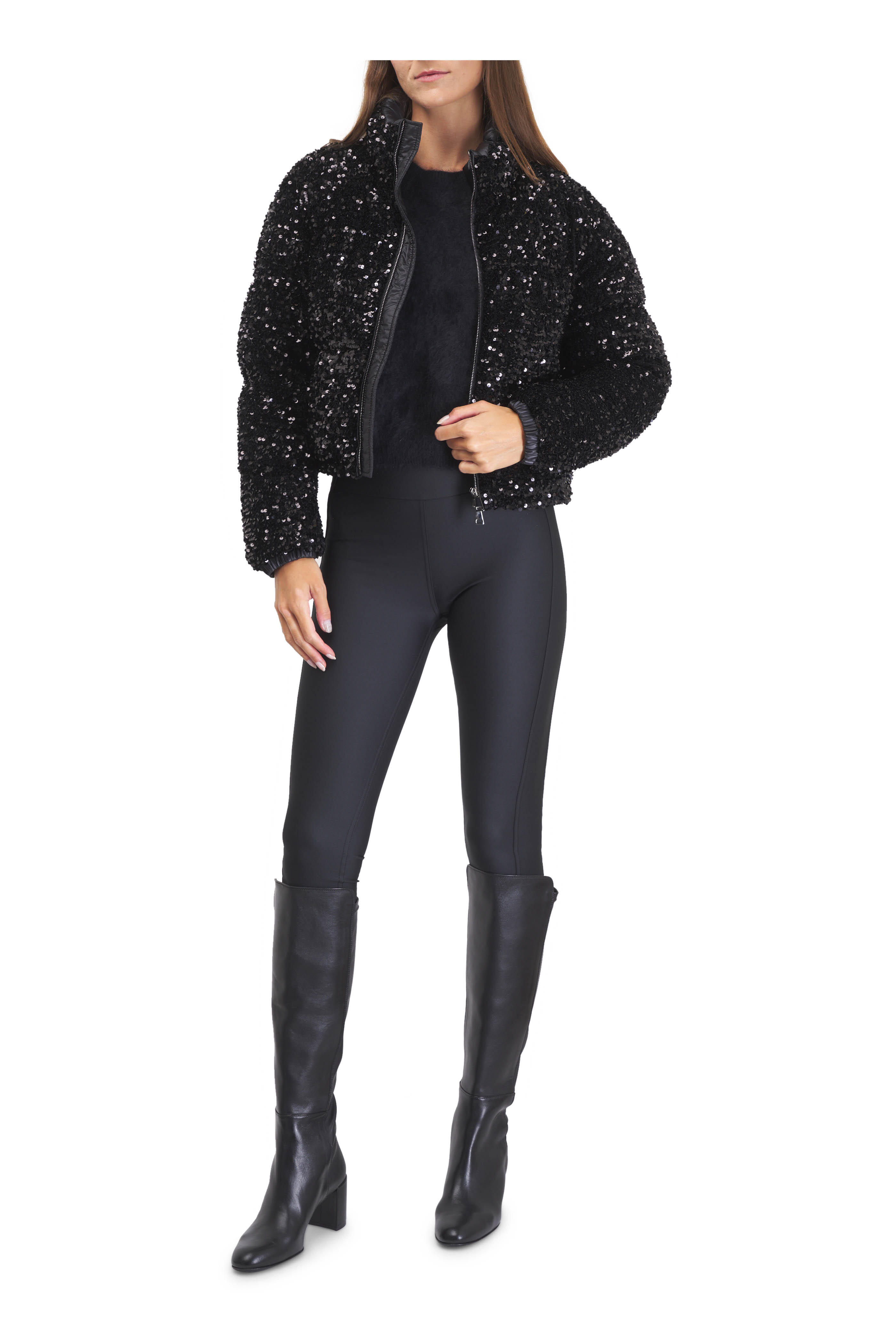 AGL - Lynn High Black Soft Leather Tall Boot, 50mm