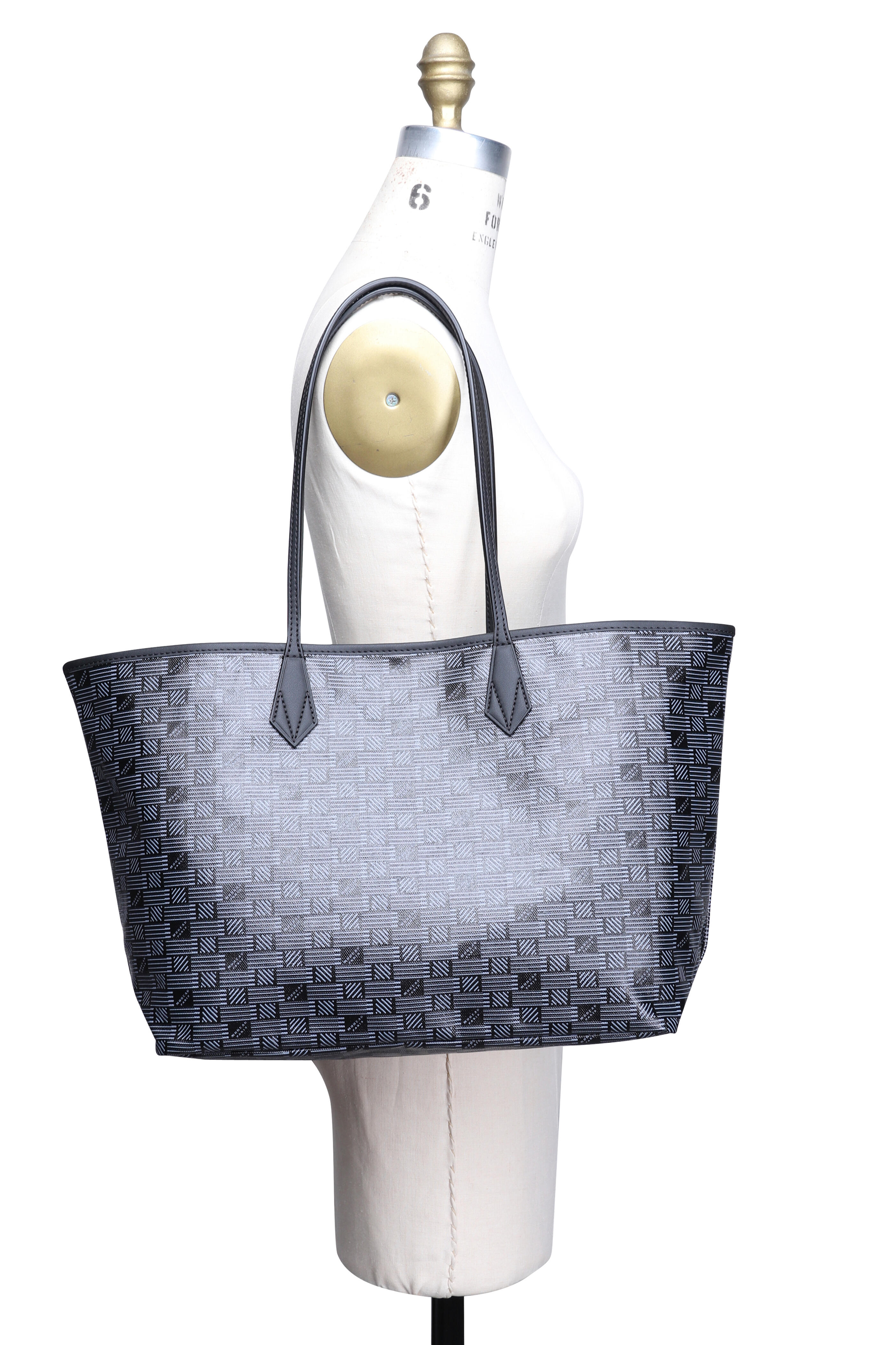 Moreau Paris - Saint Tropez Black Canvas Tote