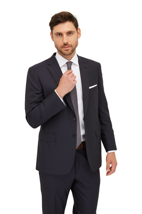 Brioni - Solid Navy Blue Wool Suit  