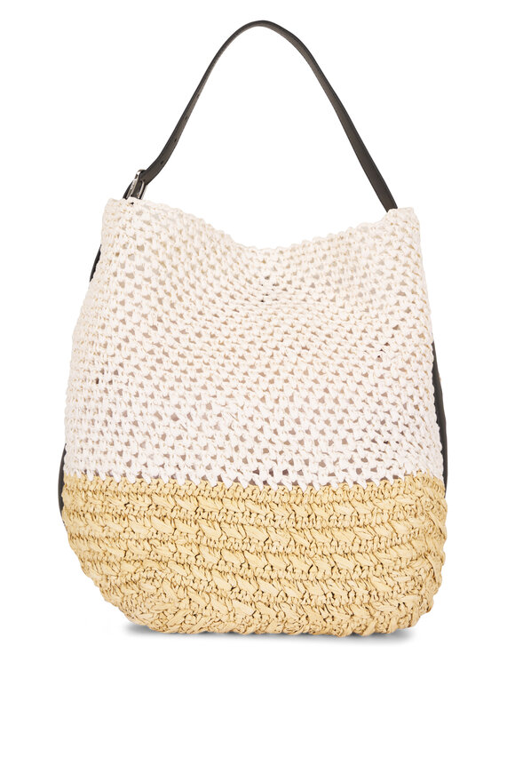 Totême Belted Two Tone Ecru & Vanilla Tote - view 1
