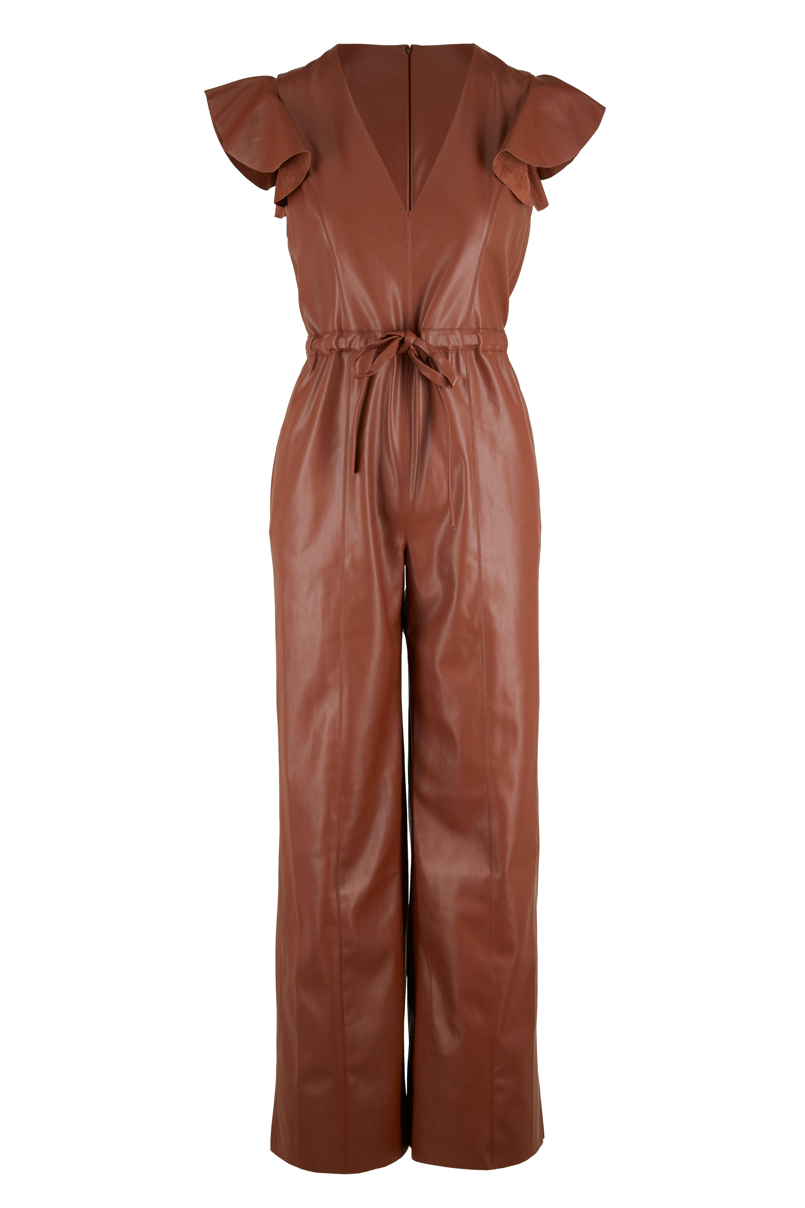Sachin + Babi - Kaydie Cognac Belted Jumpsuit
