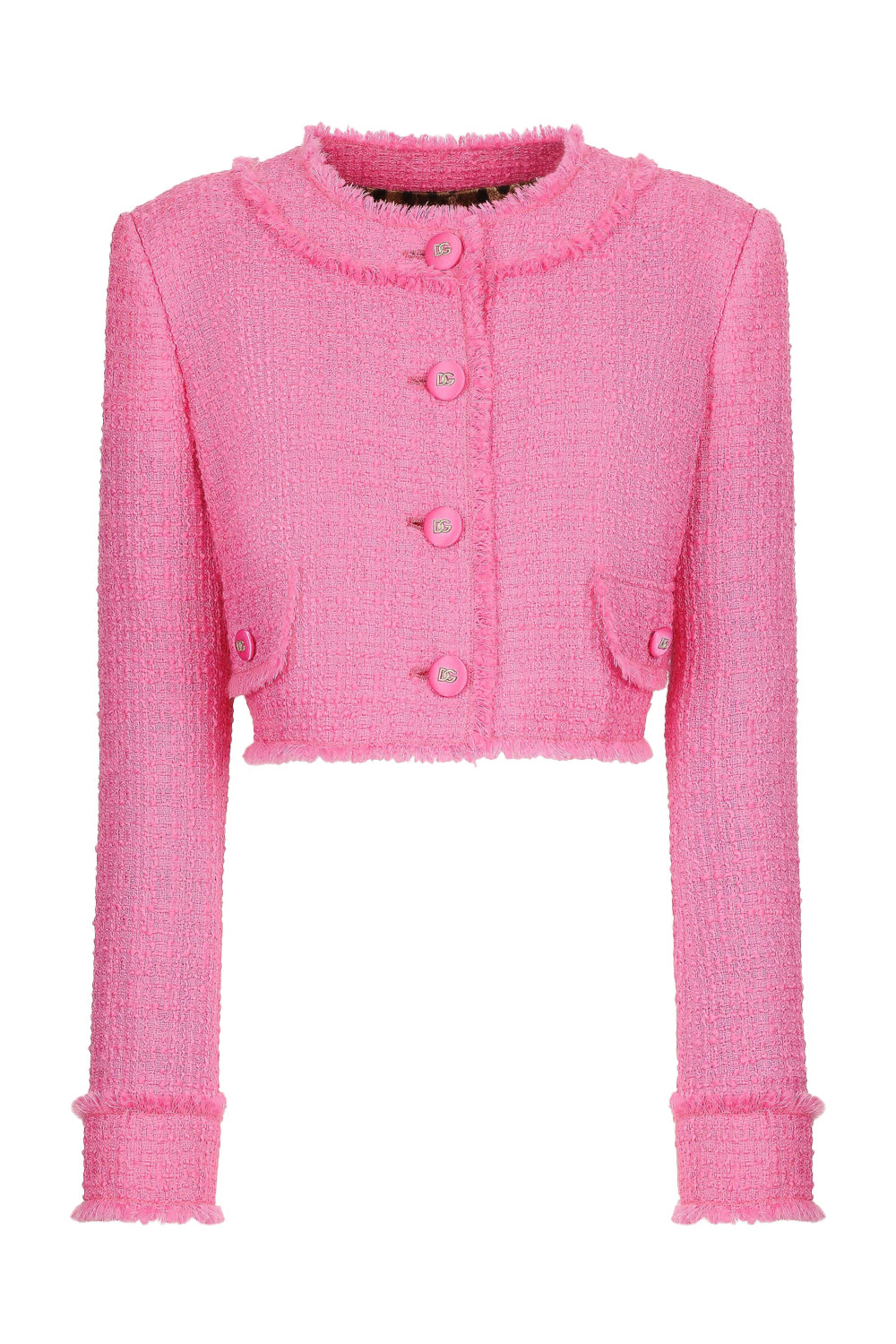 Dolce & Gabbana - Rosa Tweed DNA Jacket