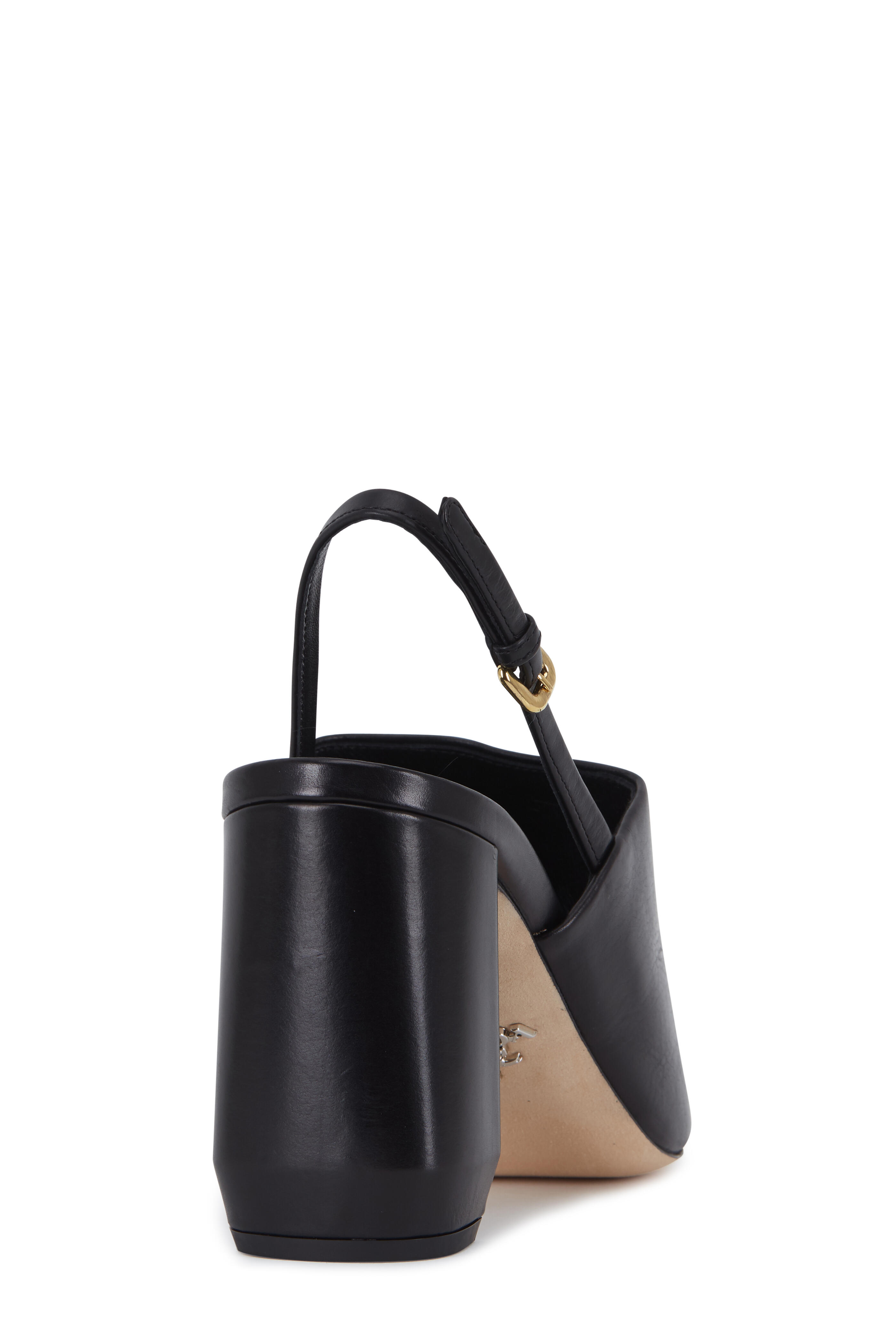 PRADA スウェード ブーティ ヒール5.5cm 黒
