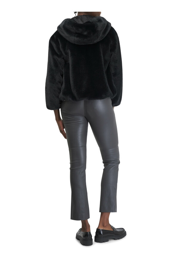 TWP - Skinny Love Black Oyster Stretch Leather Pant