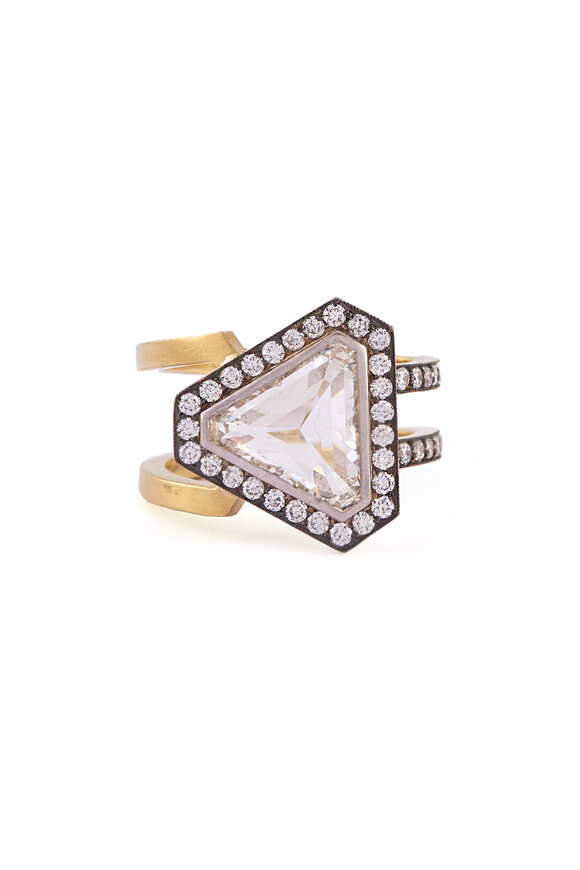 Sylva & Cie - Electra 3.02CT Trillion Diamond Ring