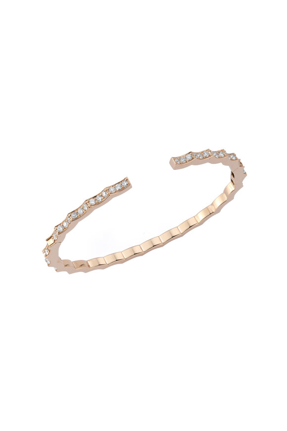 Walters Faith - Clive II 18K Rose Gold & Diamond Hinge Bracelet