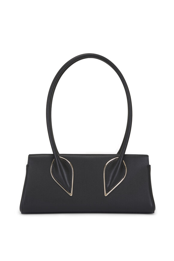 Christian Louboutin Venus Black Leather Shoulder Bag - view 3