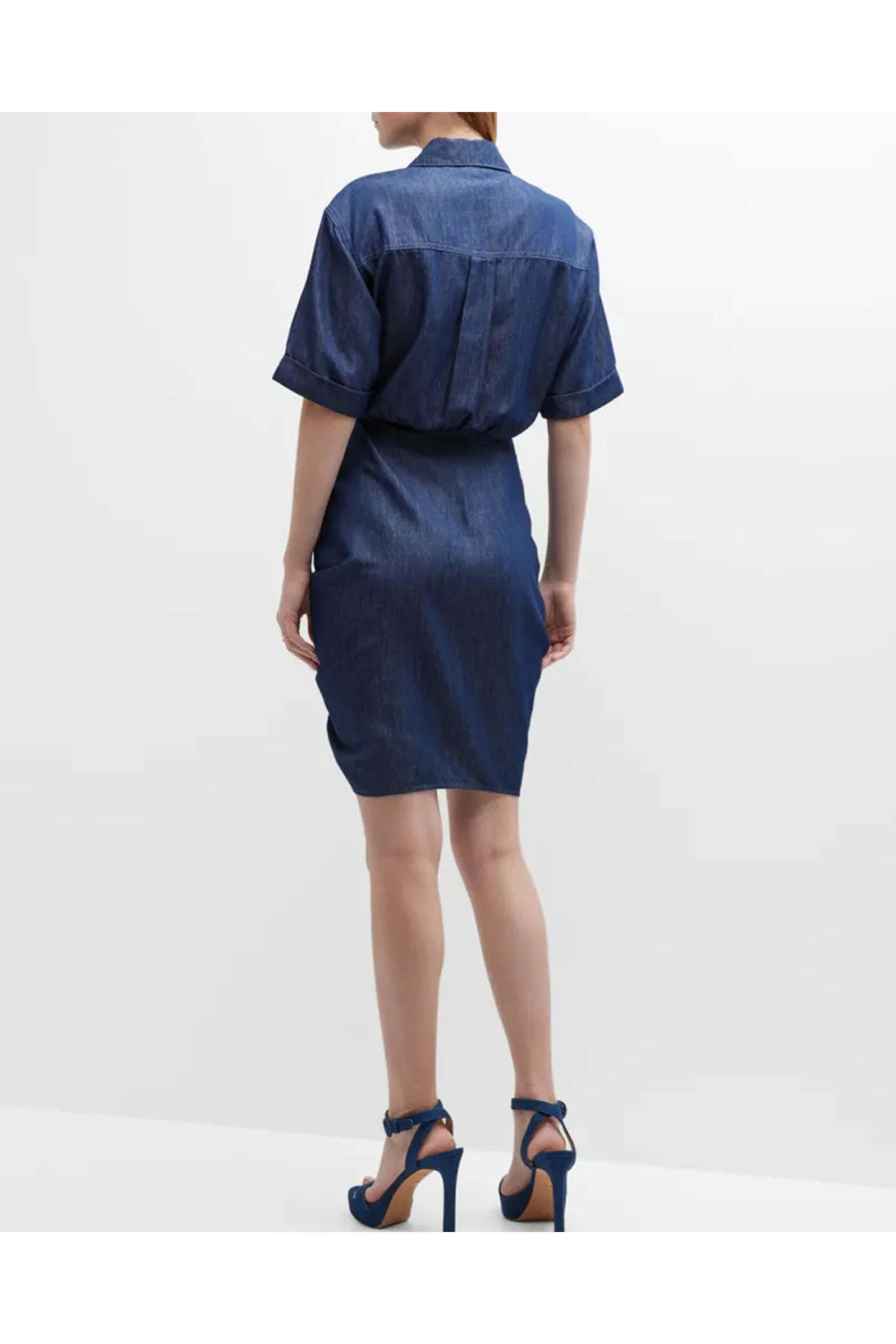 Veronica Beard - Washed Oxford Hensley Denim Shirtdress