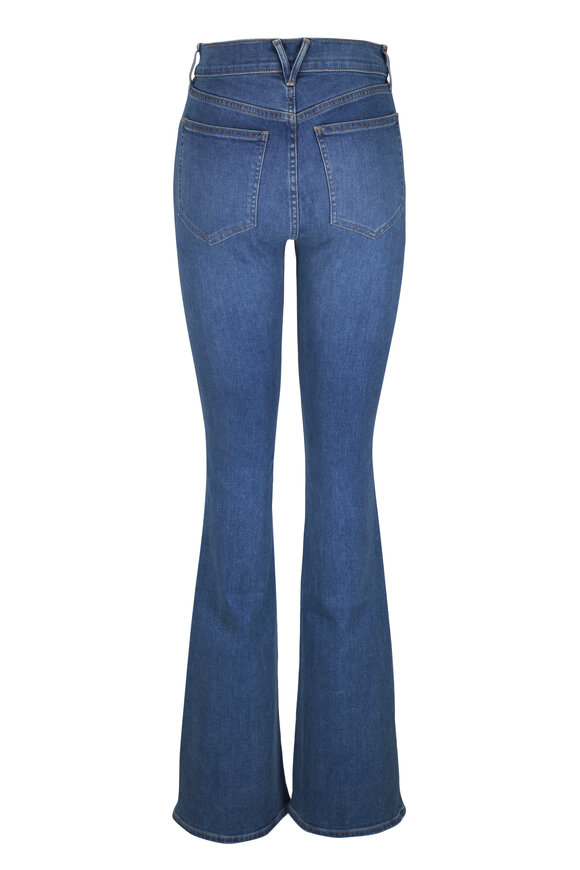 Veronica Beard Beverly Bandit Dust Mid-Rise Skinny Flare Jean - view 5