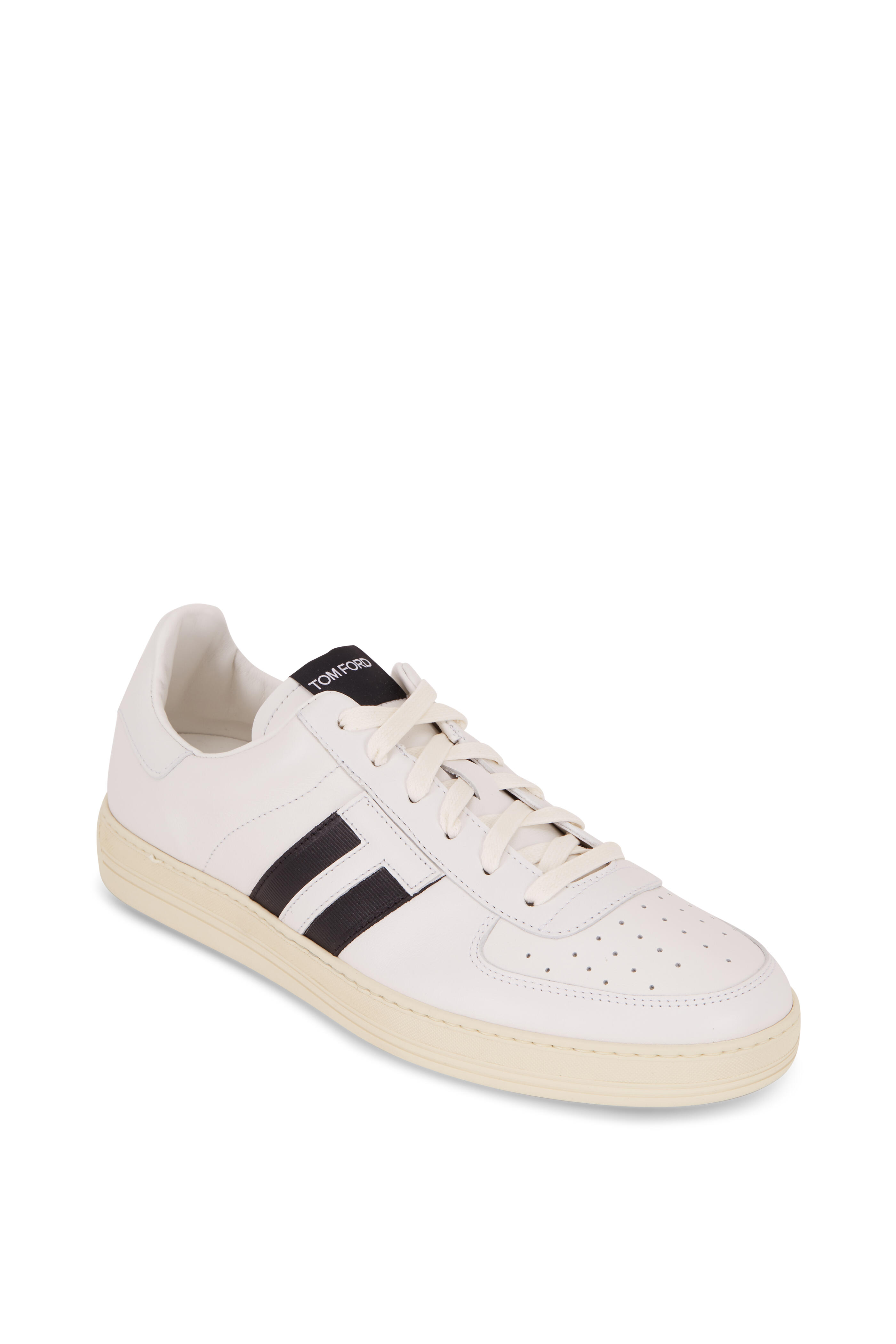 Tom Ford - Radcliffe White Leather Low-Top Sneaker