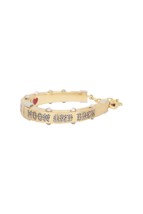 Circa 1700 Love & Luck To The Moon Cuff Bracelet - view 4