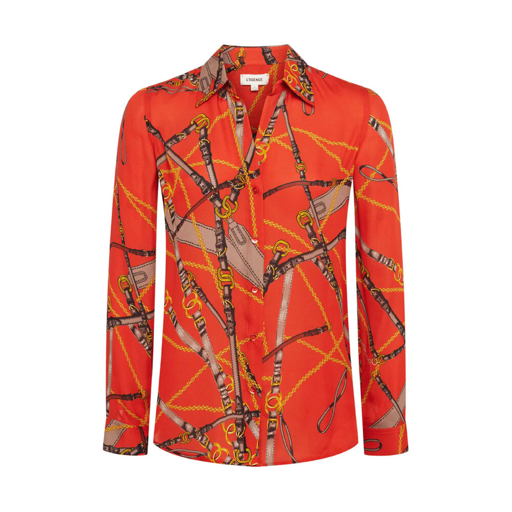 N-Maura Blouse Red Clay