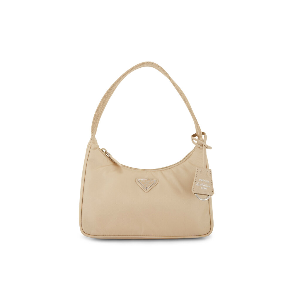 Prada - Deserto Sand Re-Edition Nylon Mini Shoulder Bag