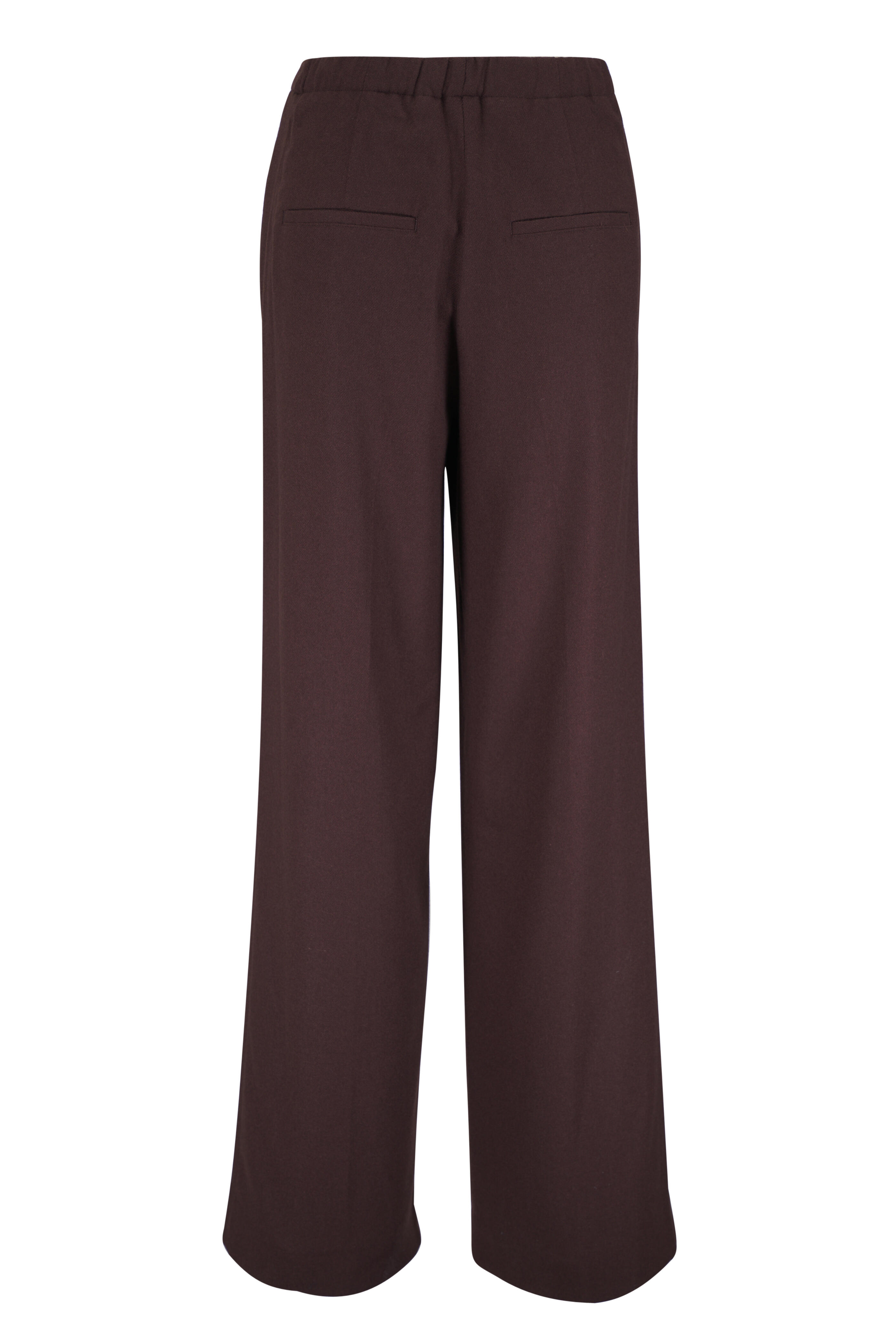 Vince - Mocha Pleated Wide Leg Pant