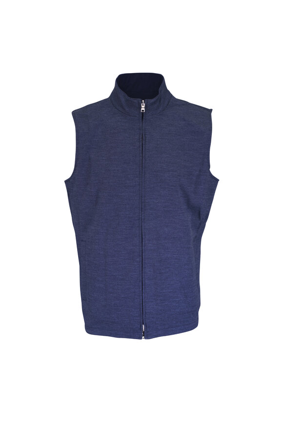 Peter Millar Ryder Reversible Navy Blue Vest - view 7