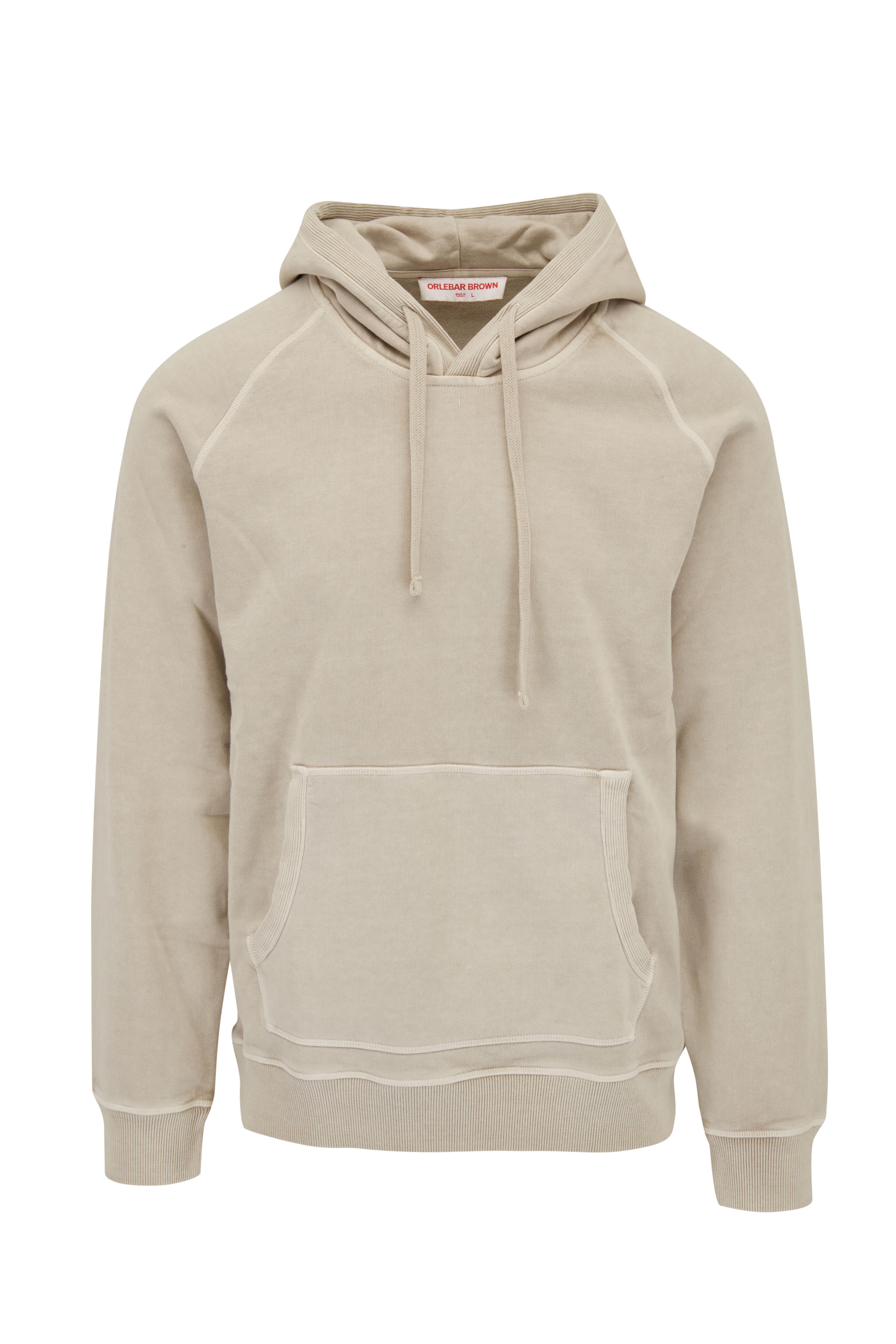 Orlebar Brown - Francis GD Parched Green Hoodie | Mitchell Stores