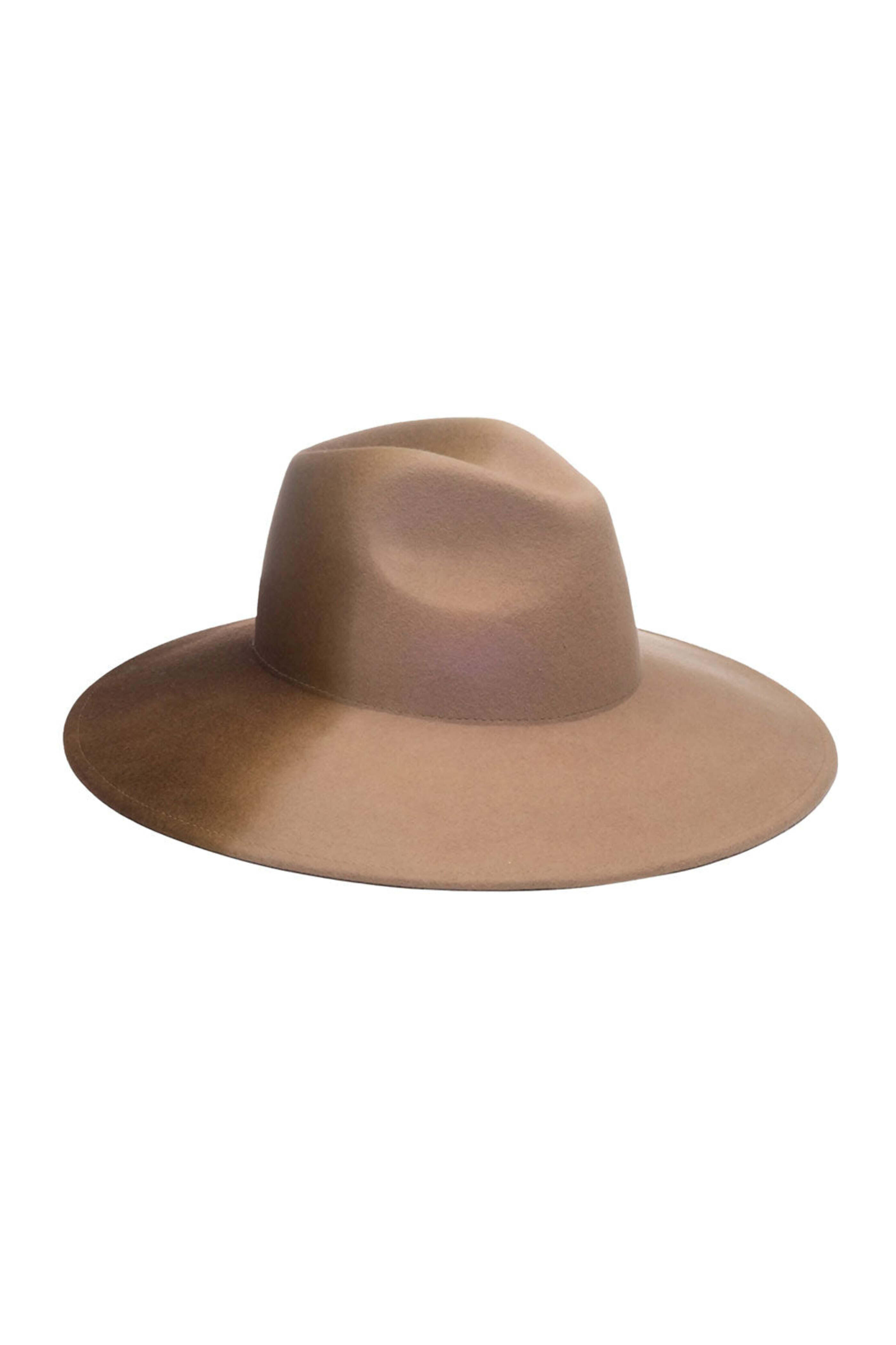 Eugenia Kim - Emmanuelle Wool Fedora Hat in Camel Pecan