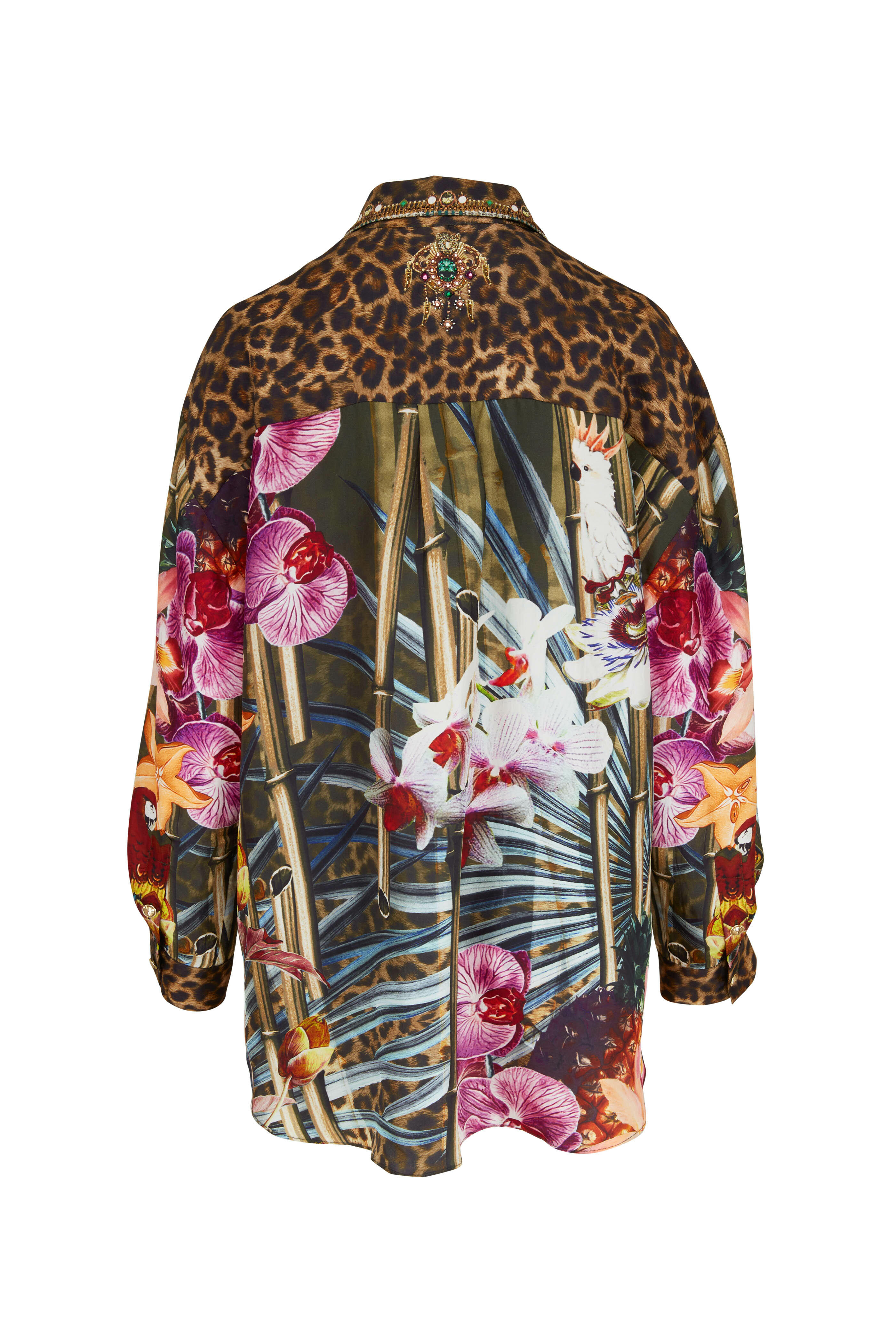 Camilla - Passport To Paradise Multicolor Oversized Blouse