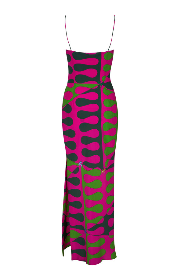 Pucci - Leocorno Print Silk Crepe De Chine Maxi Dress 