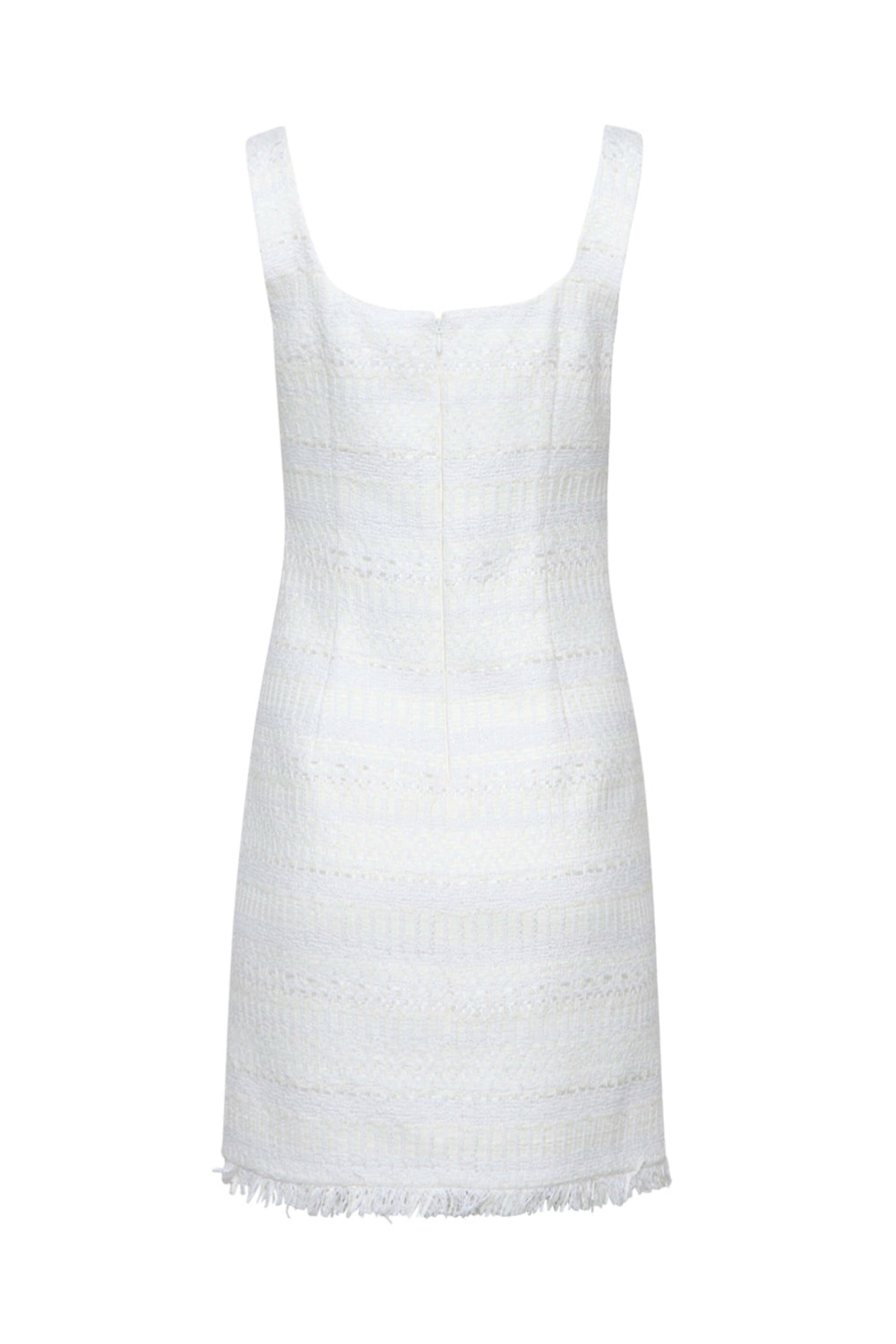 Kobi Halperin - White Tweed Amelia Dress