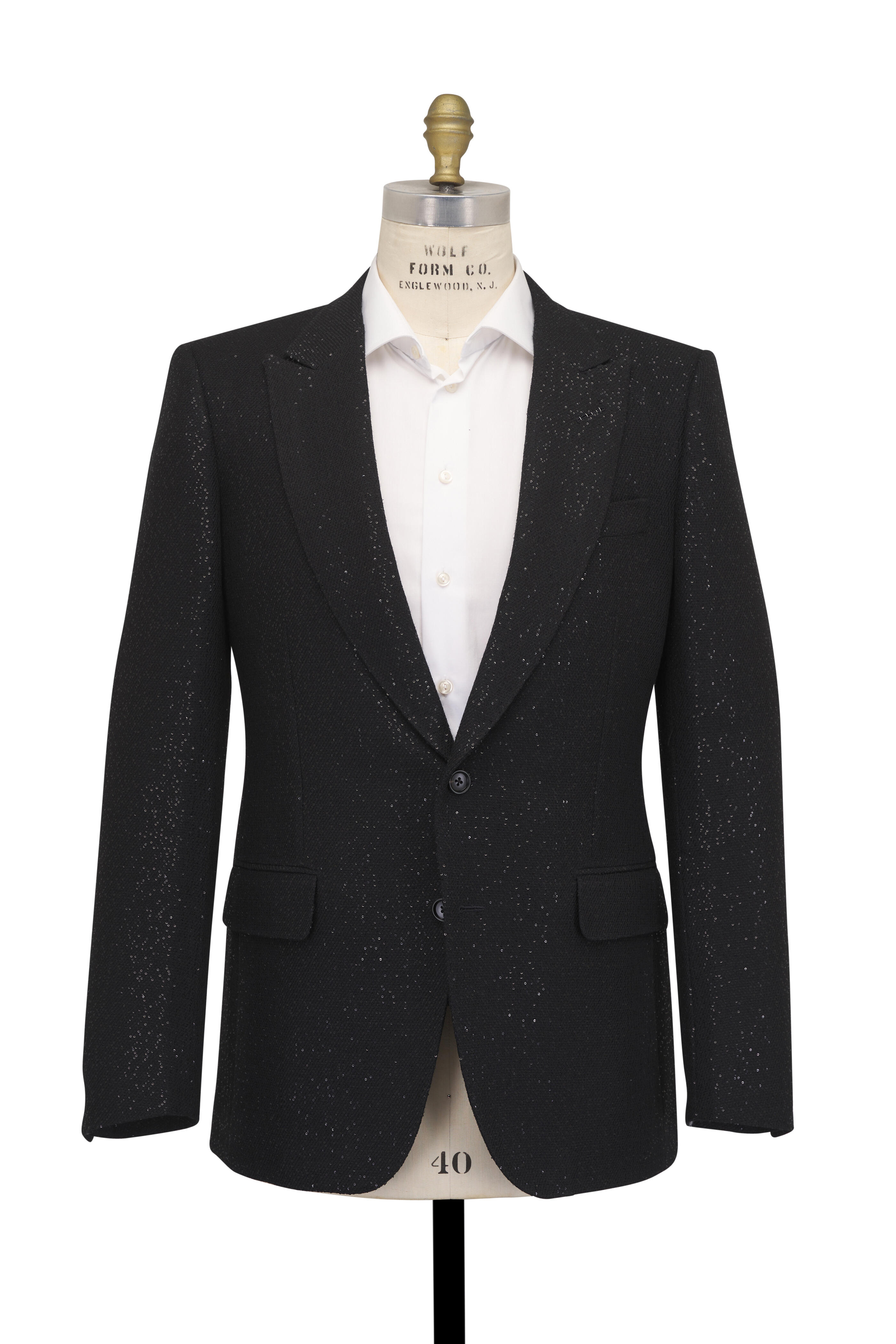 Tom Ford - Black Sequin Formal Sportcoat