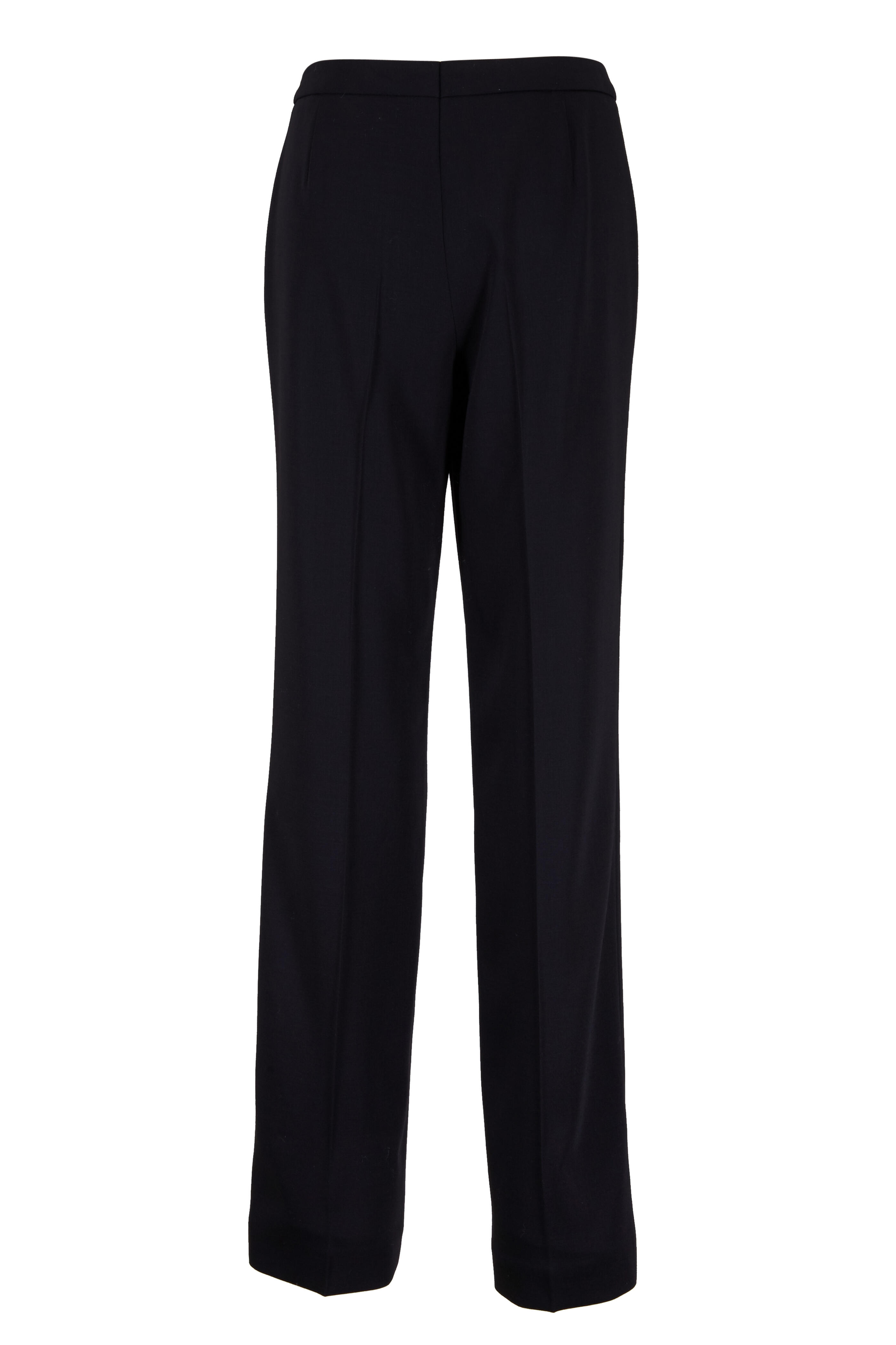 Escada - Tovah Black Stretch Wool Pant | Mitchell Stores