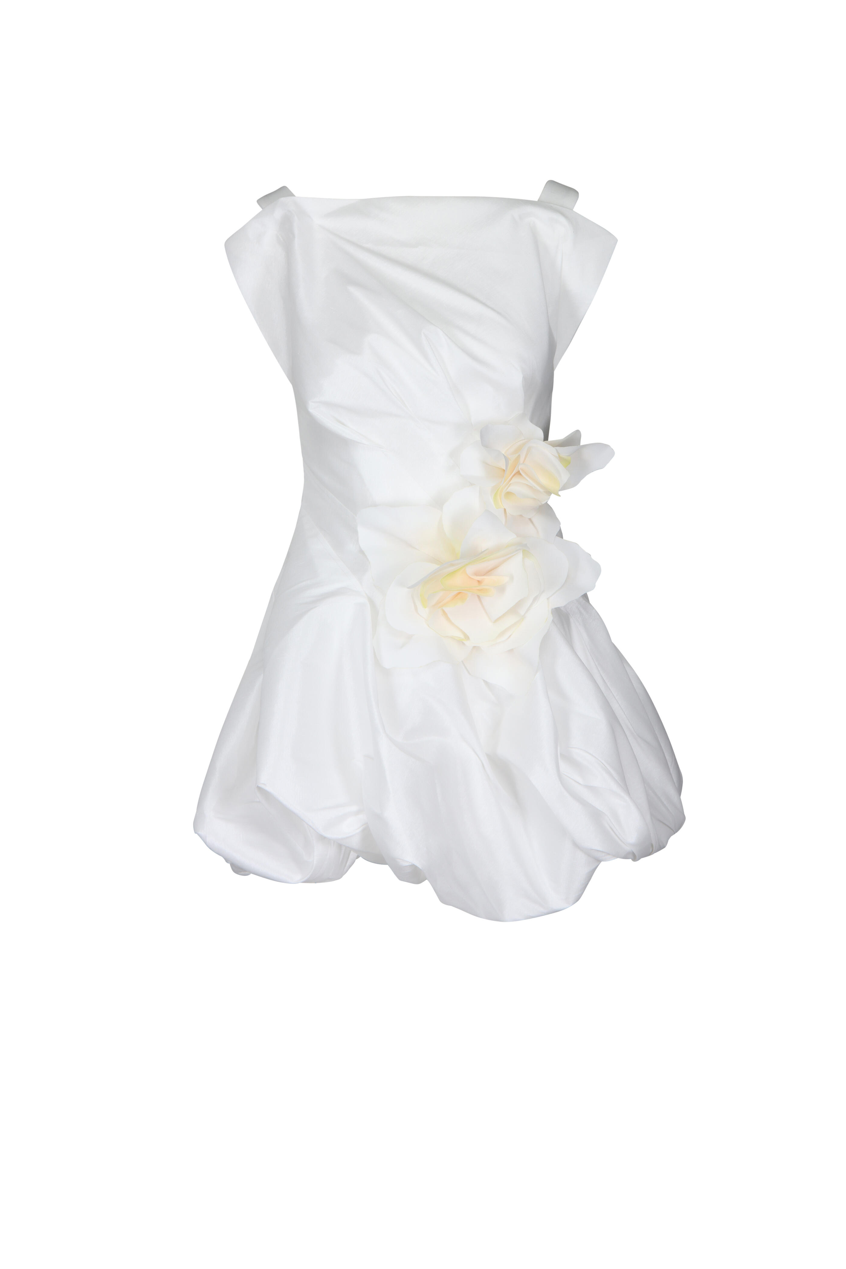 Acler - Falldon White Bubble Mini Dress