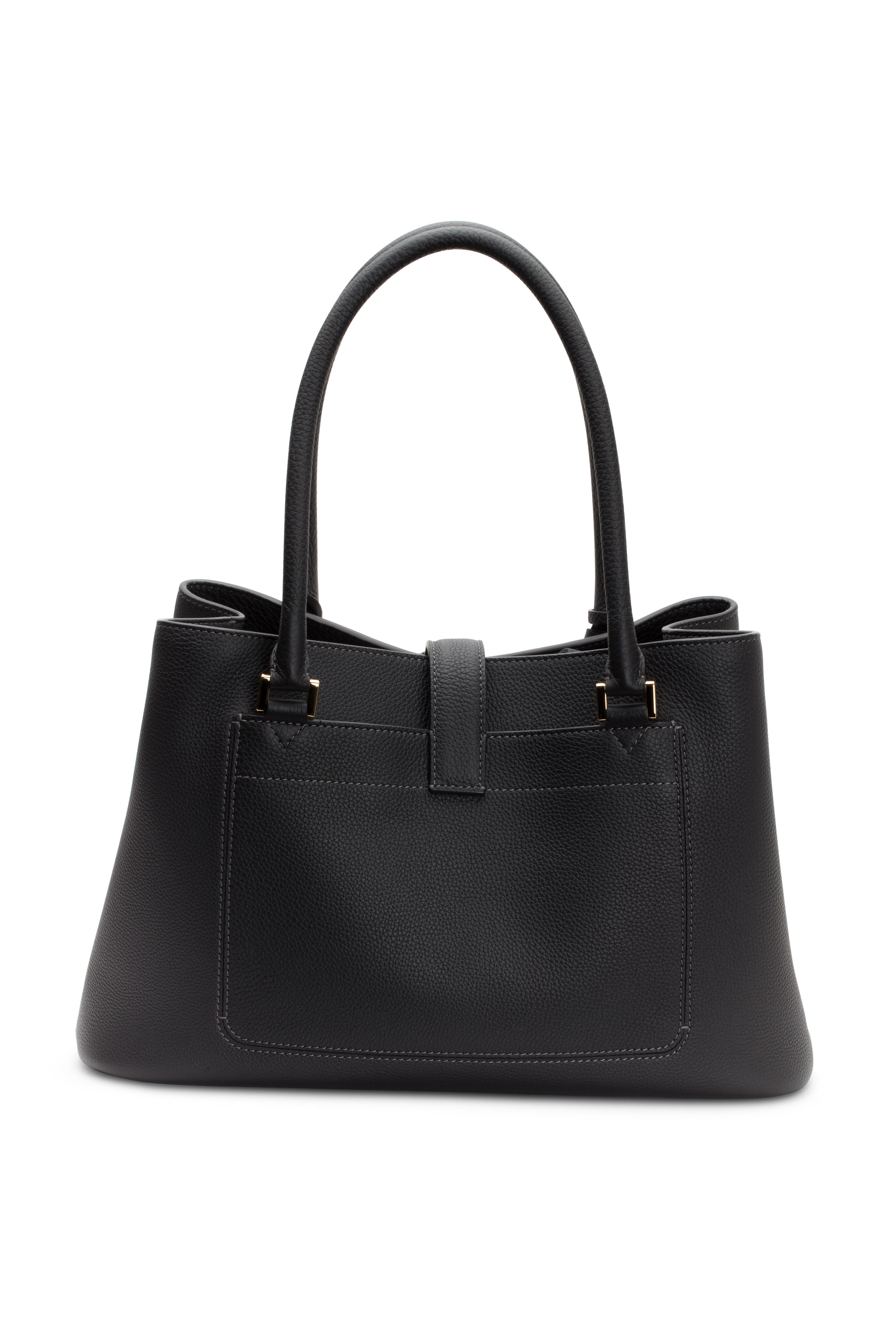 Loro Piana - Bellevue Black Odessa & Nappa Leather Satchel